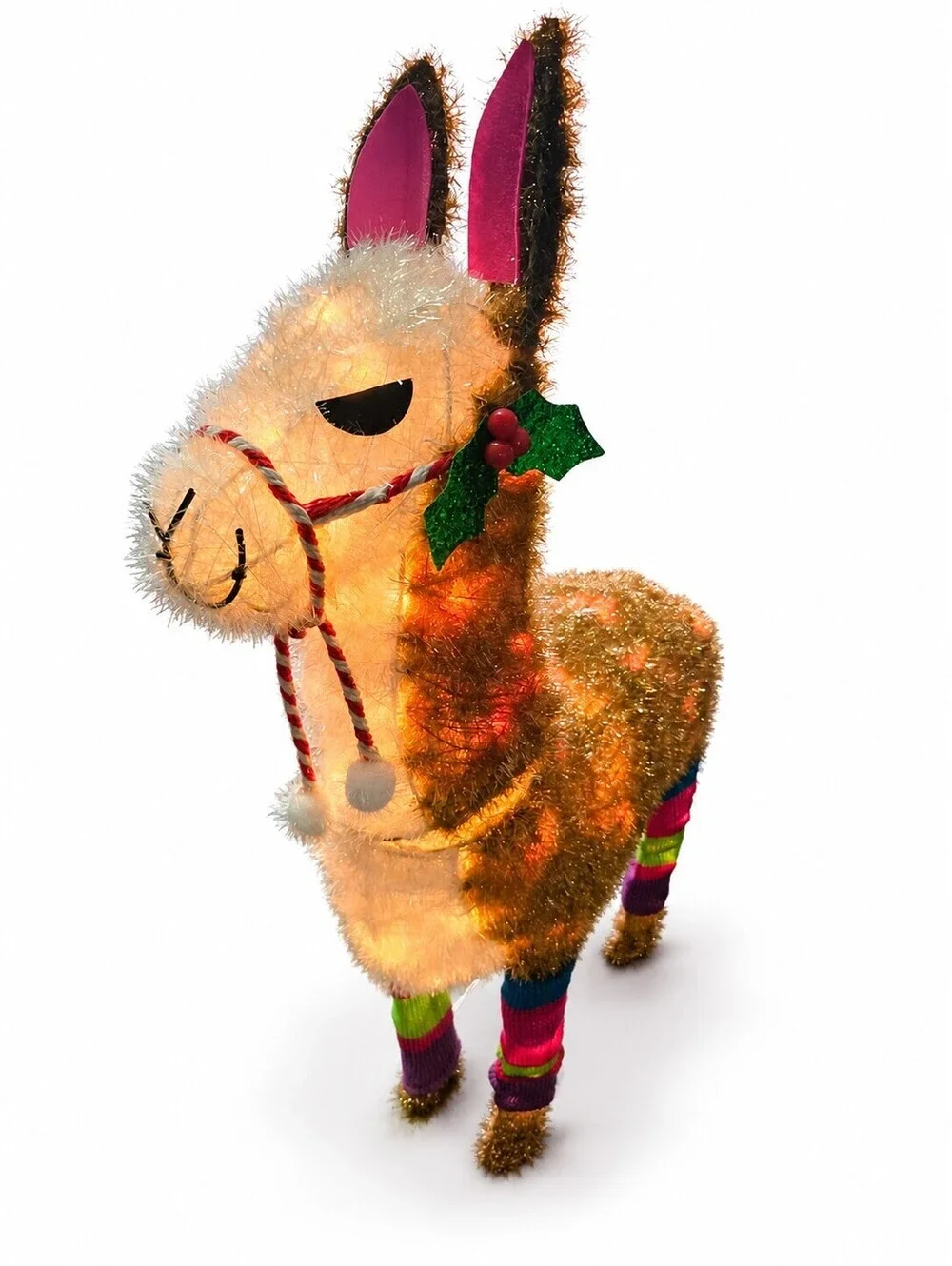 Wondershop Target Lit Tinsel Llama Christmas Yard Decor 32